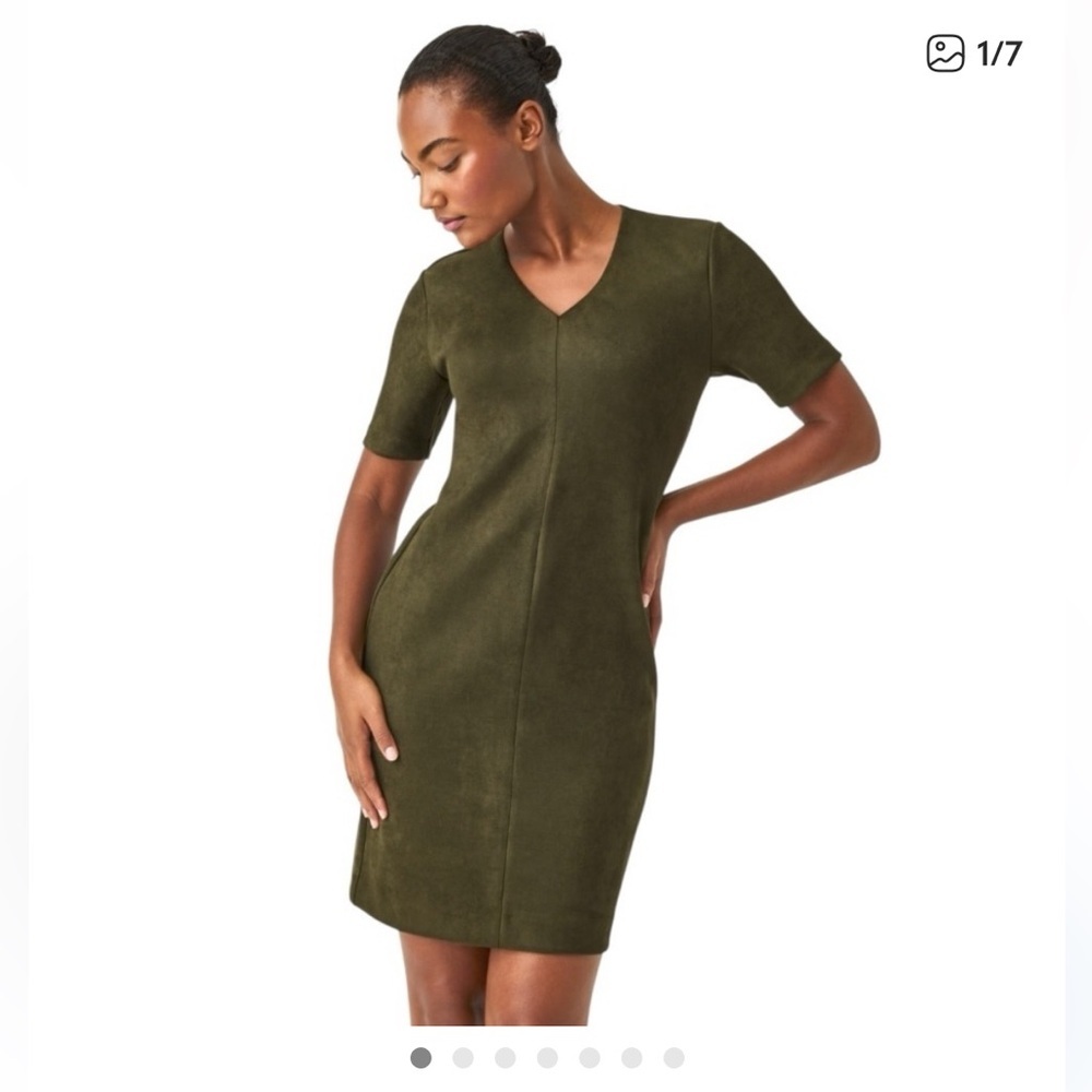 SPANX Suede Column Dress